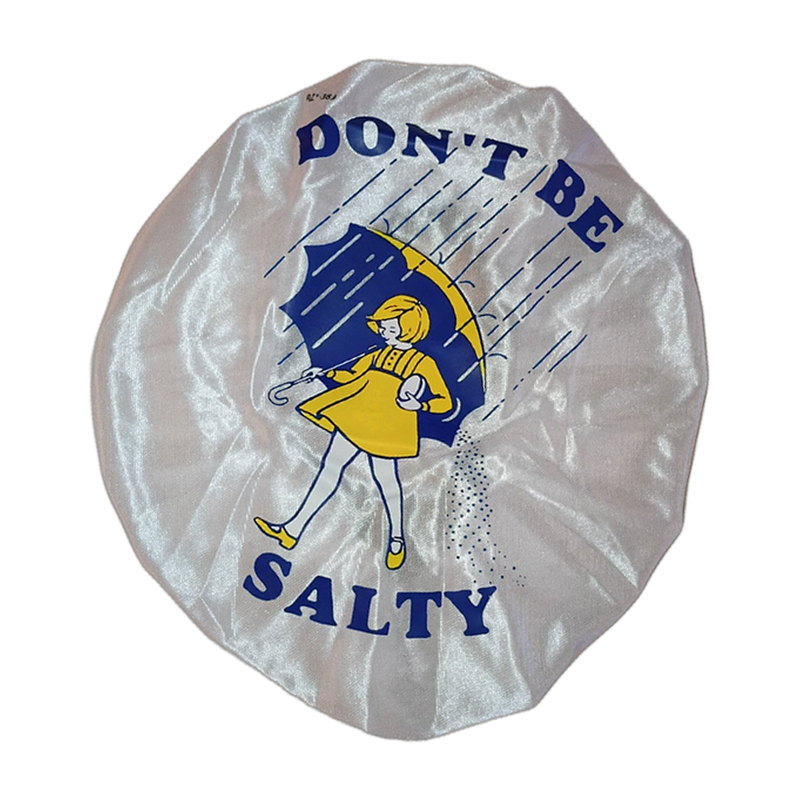 Don't Be Salty white satin bonnet